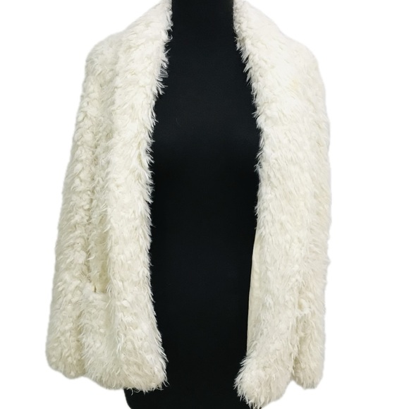 Love Fire Fun White Fuzzy Jacket - Picture 3 of 11